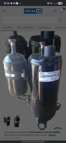 Vendo compressor novo para ar-condicionado inverter