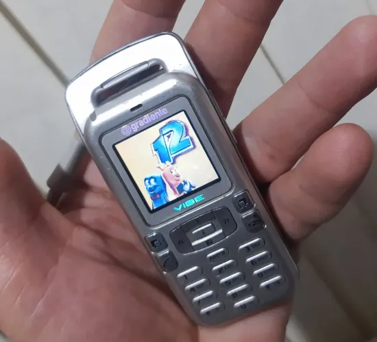 Gradiente VIBE celular antigo RELIQUIA funcionando raro