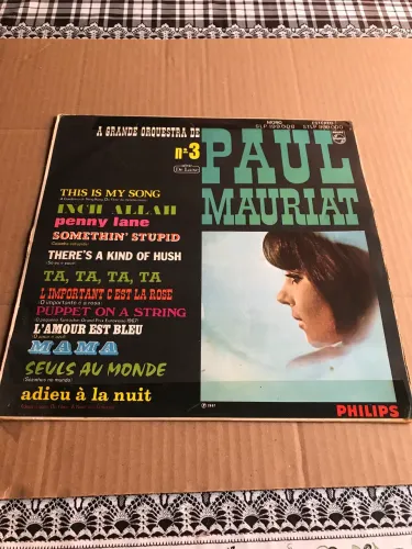 Lp a grande orquestra de Paul Mauriat número 3