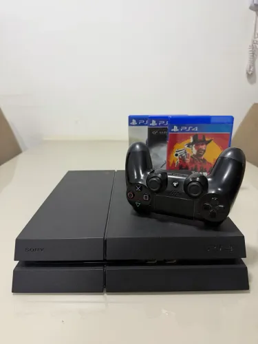PS4 Fat 500GB | 1 Controle e 3 Jogos