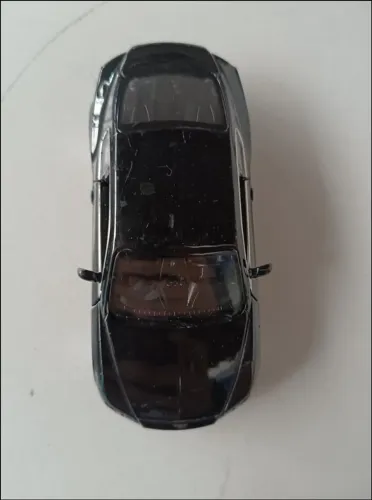 Carrinho Colecionável Miniatura Bentley Continental GT V8 Preto - Abre Portas - Fricção (2