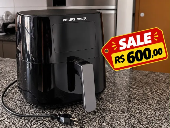 ? AIR FRYER PHILIPS WALITA COM PAINEL DIGITAL - PRATICIDADE E QUALIDADE POR R$ 600,00!