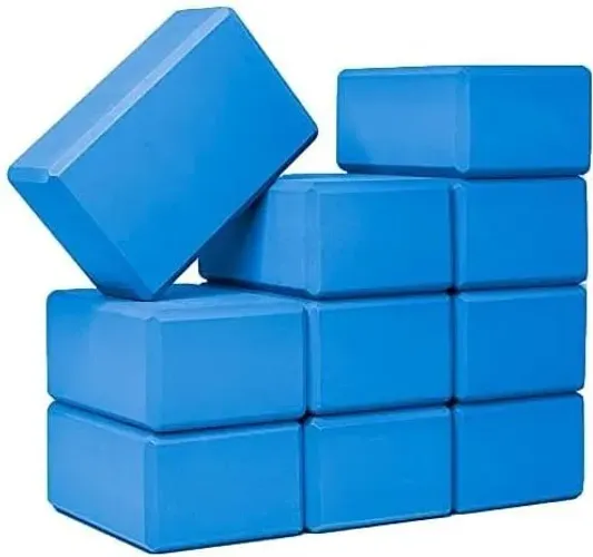 Kit 10x Bloco Tijolo de Yoga e Pilates - EVA Alta Densidade 500g  Bloquinho Funcional RPG