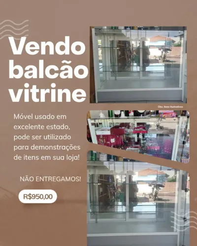 Balcão vitrine