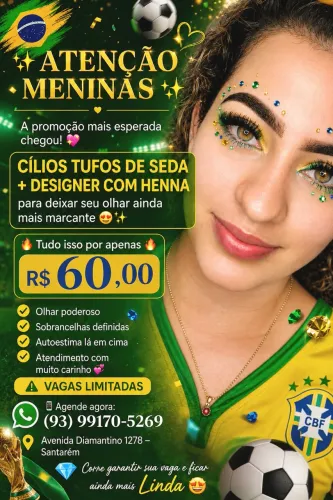 Cílios Tufos + Henna 