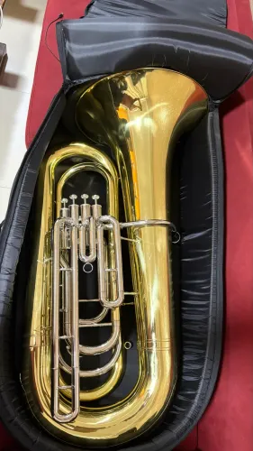 Tuba Weril J981 4 Pistos Laqueado