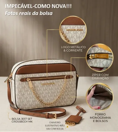 Bolsa Michael Kors Jet Set Crossbody