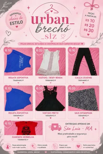 Divulgação de brechó