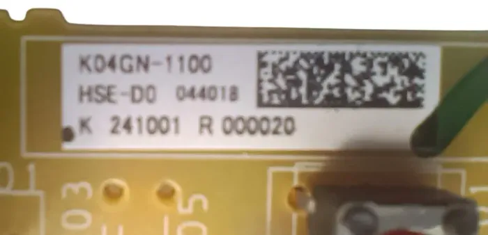 PLACA RECEPTORA FUJITSU K04GN-1100HSE PISO TETO
