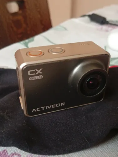 Câmera Action Activeon CX Gold | Full HD + Wi-Fi + Cabo