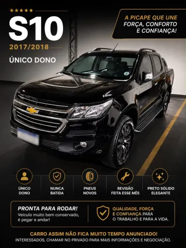 Chevrolet S10 Pick-up LTZ 2.5 Flex 4X4 CD Aut. 2018