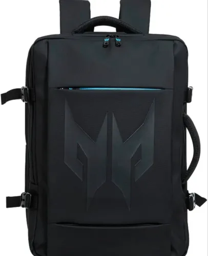 Mochila Acer Predator Robust PBG470 Preta com detalhes azuis 30 litros