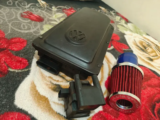 Caixa de filtro de ar e filtro de ar esportivo e bobina de ignição bosch original 