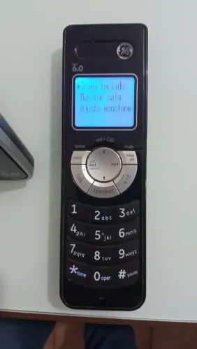 Telefone s/ fio marca *GE* discreto e prático (único na OLX)