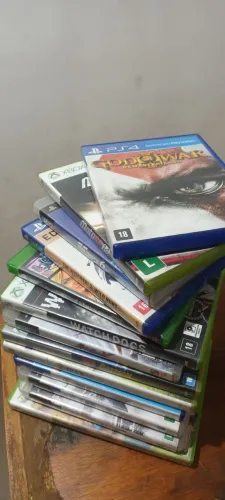 Lote de jogos xbox e ps4 ps5