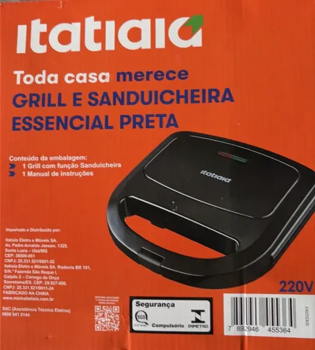 Grill e sanduicheira