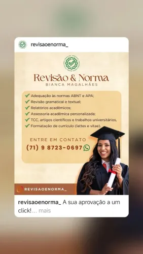 Revisão de trabalhos acadêmicos