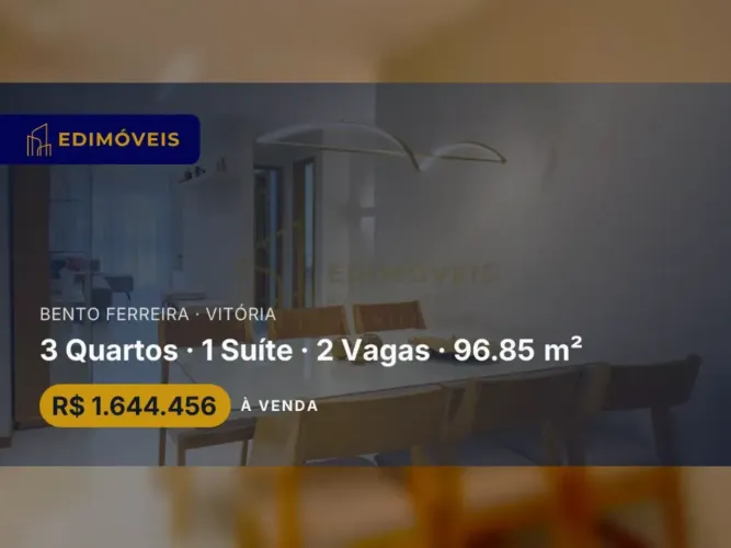 Apartamento 3 quartos em Bento Ferreira, ideal para sua família