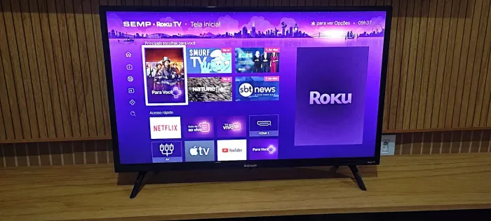 Tv Smart SEMP TCL ,32 pol. Wi-fi 2.4 e 5GHZ