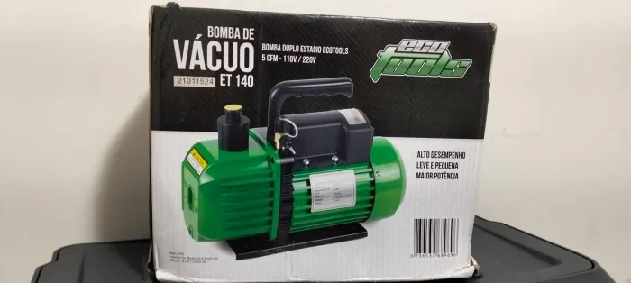 Bomba de vácuo duplo estágio 5 CFM