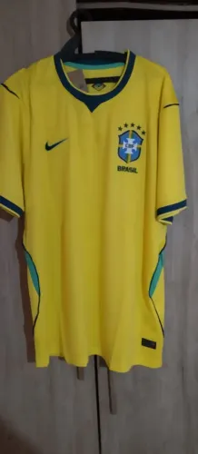 Camisa do brasil tamanho 2xl troca né cordões leia