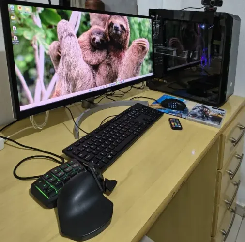 Computador Gamer Ryzen 7 5700G Completo com Monitor LG 29', GPU Asus RTX 4060 Ti