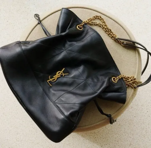 Bolsa Feminina em saco de couro YSL