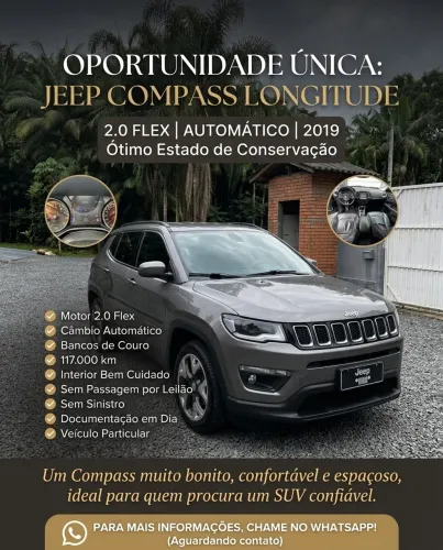 Jeep Compass Longitude 2.0 4X2 Flex 16V Aut. 2019