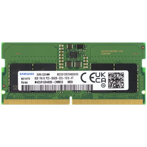 Memória Notebook RAM 8gb DDR5 5600hz Samsung 
