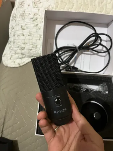 Microfone Fifine K670 / 670B (nunca usado)