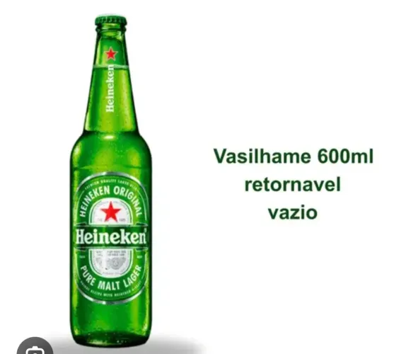 Heineken retornavel 600ml 