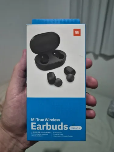 Fone Bluetooth Xiaomi Mi True Wireless Earbuds Basic 2 - Completo na Caixa