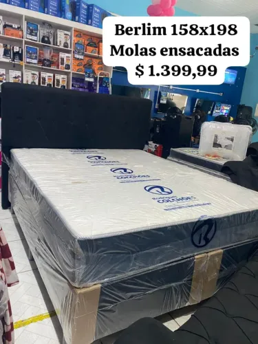 Cama Queen 158x198 molas ensacadas - super oferta!!