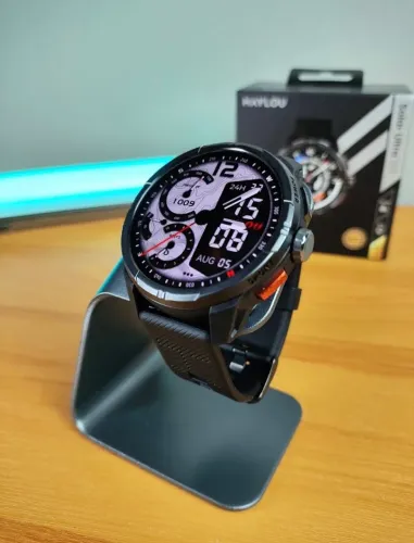 Smartwatch Solar Ultra GPS Integrado Tela AMOLED 1.6", Atende Cha