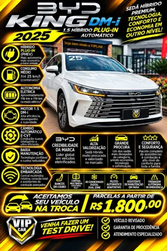 BYD King GS 1.5 16V Híbrido Aut. 2025