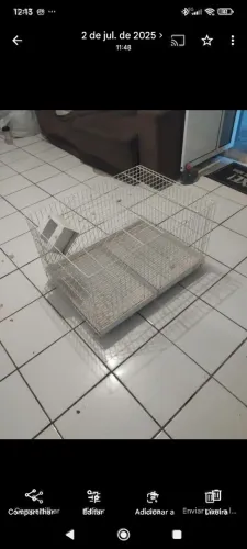GAIOLA HAMSTER, COELHO E PORQUINHO 