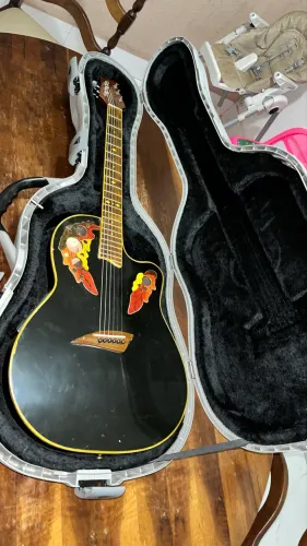 Estojo Guitarra Acústica CrossRock Cinza