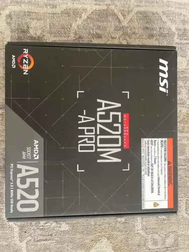 Placa mãe MSI A520M-A PRO