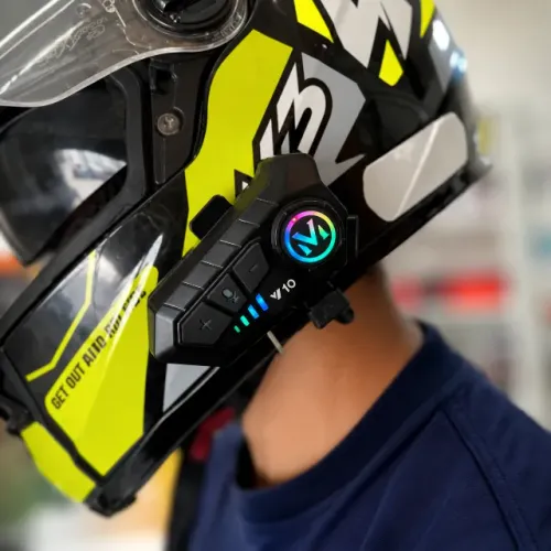 Fone de Ouvido para Capacete de Moto | Intercomunicador de moto bluetooth