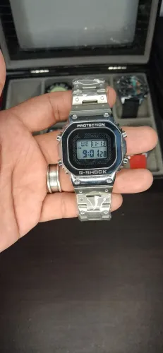 Relógio G-shock GMW-B5000 Prata 