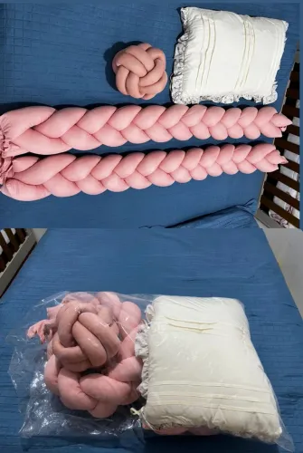 Kit Berço Trança Menina (Novo, Nunca Usado)