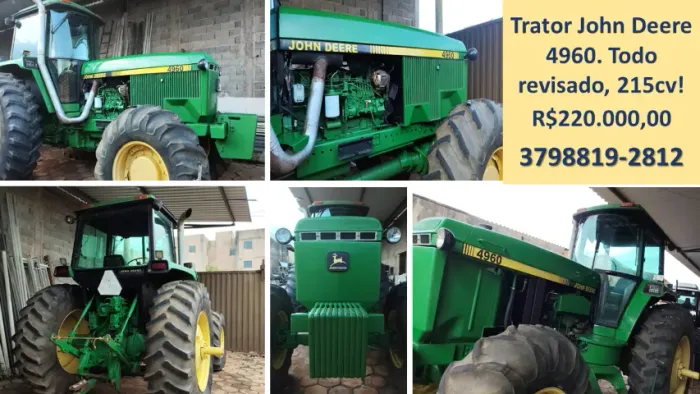 Trator John Deere 4960
