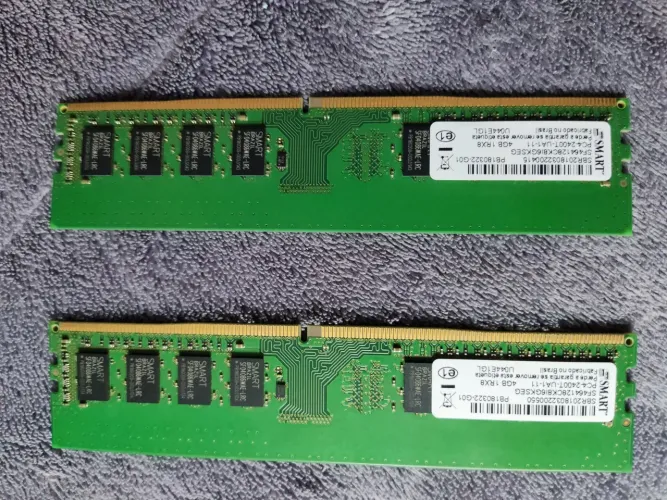 Memória ram DDR 4 2x4 8Gb