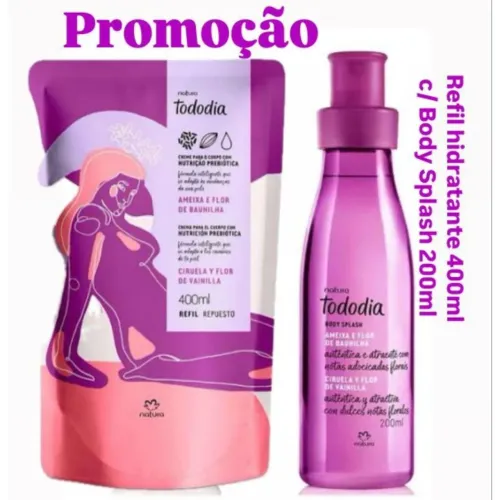Kit Presente Natura Tododia Ameixa e Flor de Baunilha