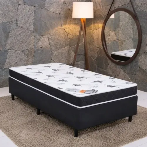 Base com Colchão Solteiro D28 - FRETE GRÁTIS