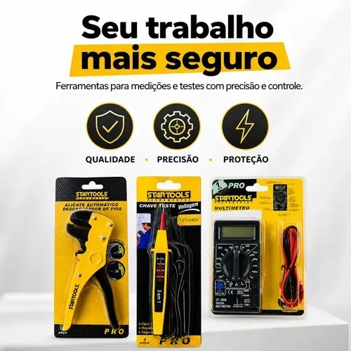 MULTIMENTRO DIGITAL, MAIS CHAVE DE TESTE,MAIS ALICATE DESENCAPADOR NOVO NA CAIXA