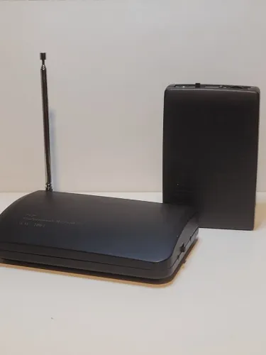 Transmissor E Receptor Microfone Sem Fio WM-1001