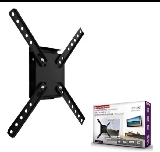Suporte com inclinação Para Tv Led, Lcd,3d 10 A 55 Pole Sbrp-110 Brasforma