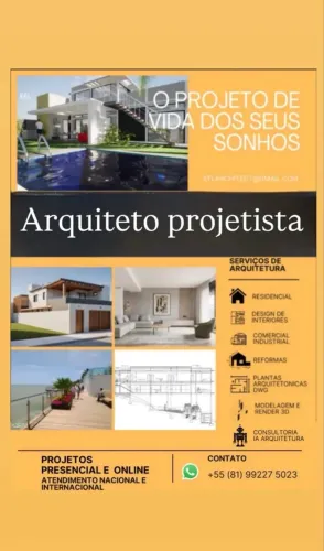 Arquiteto projetista popular 