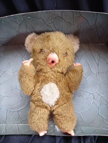Ursinho de pelúcia Peposo Vir vintage dos anos 80